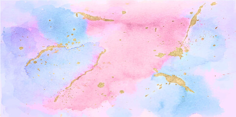 
Colorful Watercolor Marble Texture with Organic Swirls and Splash Paint Accents – Abstract Panoramic Illustration with 3D Depth