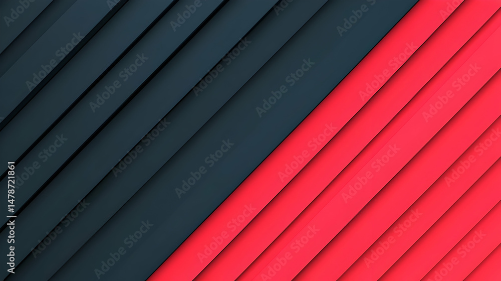 Poster abstract diagonal lines red dark gray background