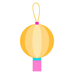 Happy Diwali Festival Element with Flat Design. Vector Illustration.