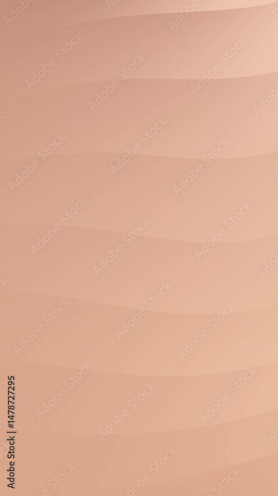 Poster abstract peach colored background with subtle horizontal waves gradients and soft lighting smooth te