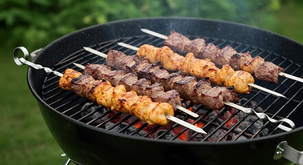 Sizzling Summer Kebabs: Charcoal-Grilled Perfection