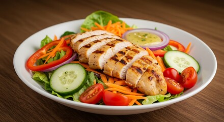 Grilled Chicken Salad: A Vibrant Culinary Capture