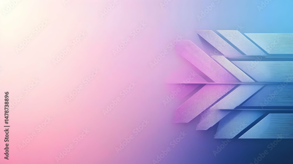 Poster abstract technology design with gradient background