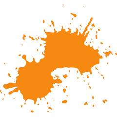 Paint Splash Shape Illustration