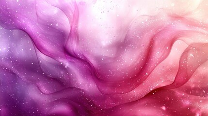 Abstract Pink Purple Galaxy Fluid Art Background