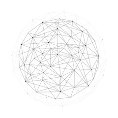 global network connection design element