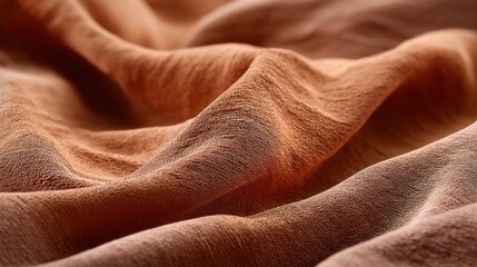 Fototapeta premium Soft, flowing, warm-toned fabric texture