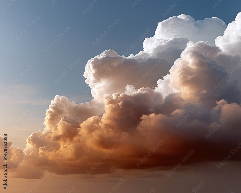Poster immersive climate tech dramatic monsoon cloud formations revealing atmospheric dynamics for next-gen