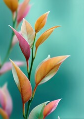 Vibrant Botanical Renewal Soft Pastel Leaf Transformation in Luminous 8K - Organic Growth and Mindful Design Inspiration for Wellness Ecosystems