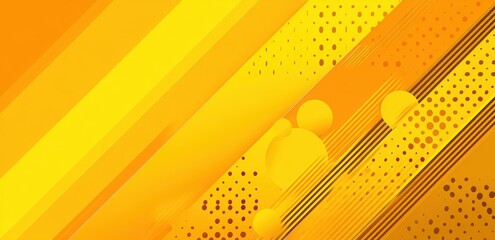 Dynamic abstract design in warm yellow tones.