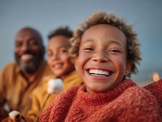 Radiant Generational Joy Authentic Multi-Ethnic Family Connection Through Playful Outdoor Warmth - Inclusive Lifestyle Storytelling for Modern Brands