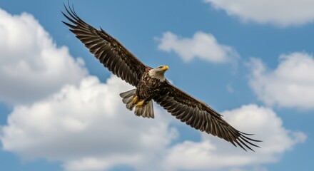Obraz premium Eagle Flying in Sky