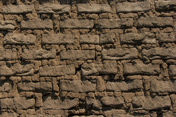 Pared de adobes