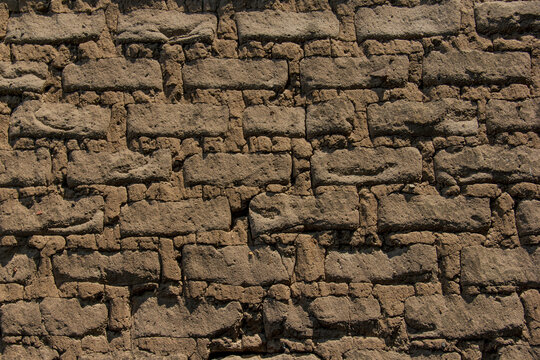 Pared de adobes