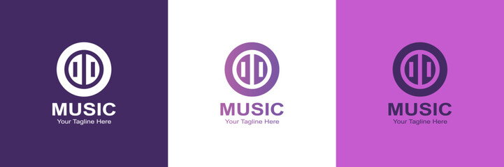 Music Logo Pack – DJ Deck Style