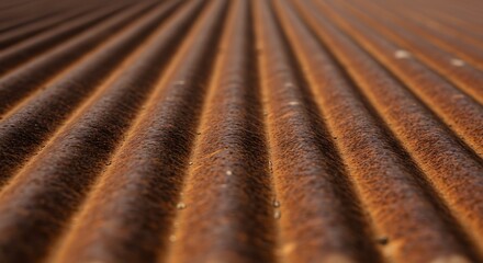 Rusty Corrugation: A Texture of Time