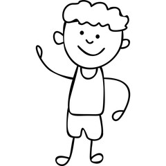 Children Draw Doodle