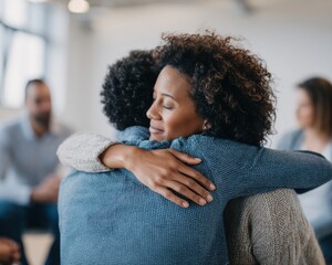 Empathetic Healing in Modern Therapy Soft-Textured Wellness Space Reveals Authentic Emotional Support for Millennial Mental Health Recovery