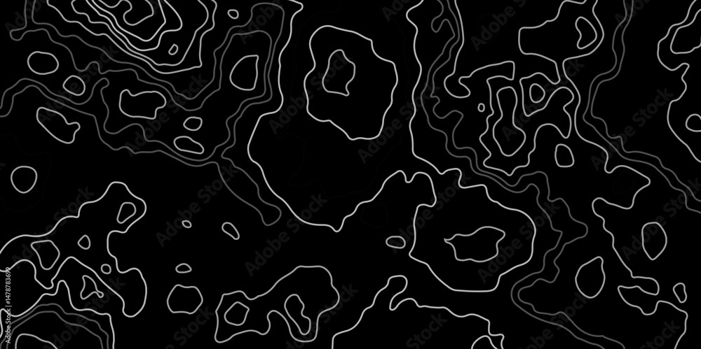 Poster topo contour map. rendering abstract illustration. similar abstract illustration.topographic map bac