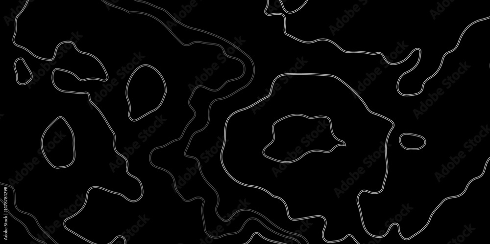 Poster topo contour map. rendering abstract illustration. similar abstract illustration.topographic map bac