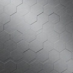 Metallic Hexagon Tile Wall