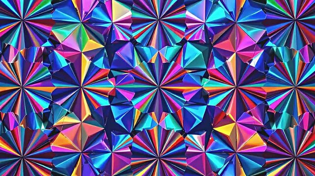 seamless geometric pattern with triangles