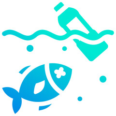 Ocean Pollution Icon