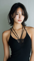 Fototapeta premium 女性、プール、夏、ビキニ、美しさ、水泳