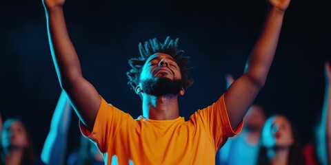 Immersive Faith Experience Holy Saturday Worship Live - Gen Z Spiritual Connection in Dynamic Multisensory Congregation Celebration