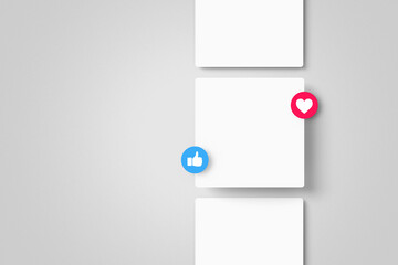 Social Media Square Post Screen Mockup