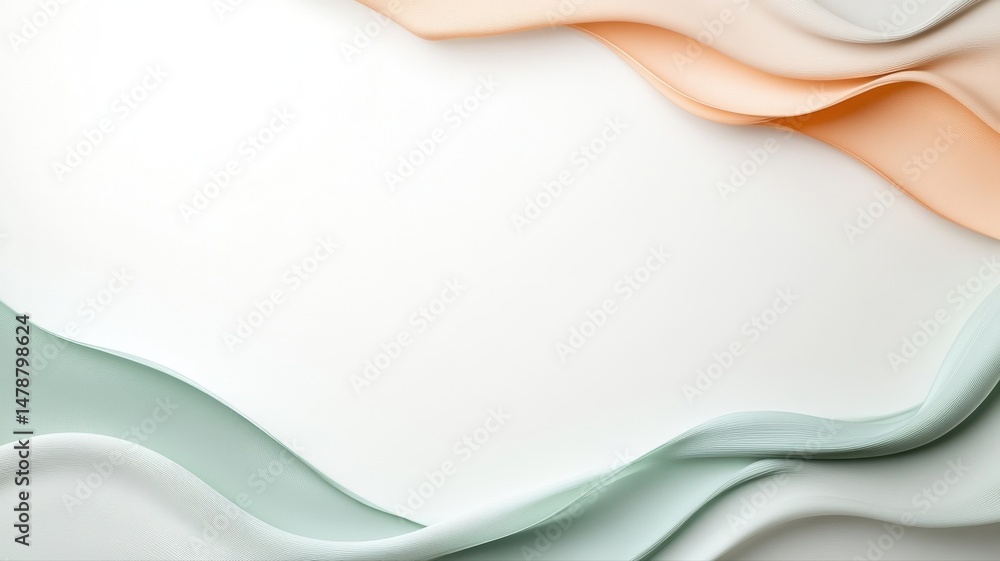 Poster soft pastel waves abstract background with copy space abstract background soft texture pattern wave
