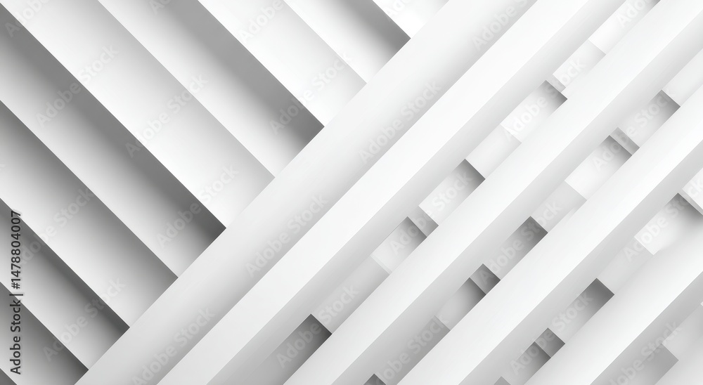 Poster abstract design composed of intersecting lines and planes.