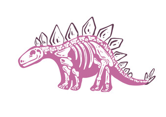 tyrannosaurus dinosaur vector illustration