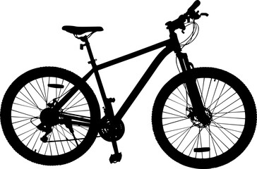 silhouette of a bicycle