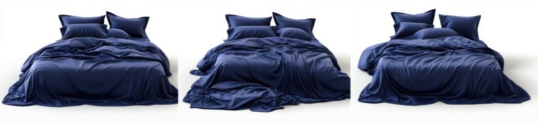 Deep Blue Bedding Set