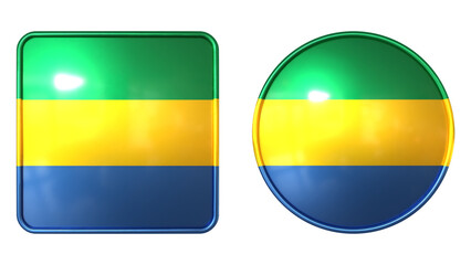 Gabon Flag Icon