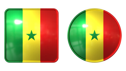 Senegal Flag Icon