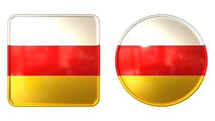 South Ossetia Flag Icon