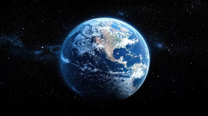 Obraz premium Earth from space, high-resolution view