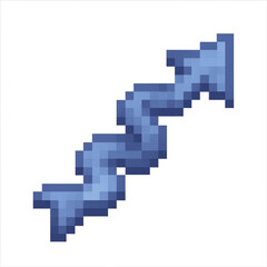 Fototapeta premium Serenity Blue Arrow