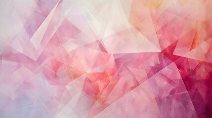 Naklejka premium Abstract background of overlapping geometric shapes in shades of pink white and purple colors