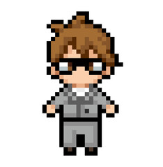ドット絵の会社員