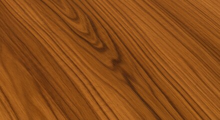 Rich Brown Wood Grain Texture: Close-Up 3D Render