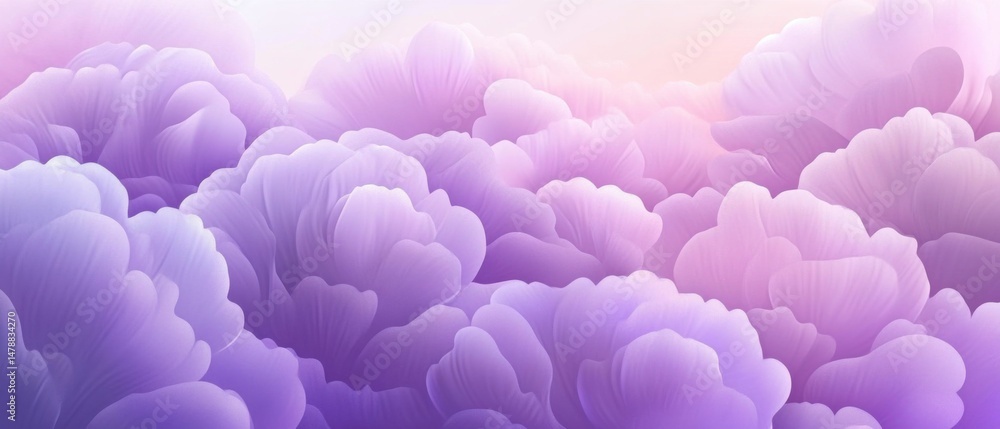 Poster abstract lavender clouds background texture close up view pastel colors dreamy soft style design ele