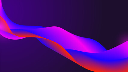 Colorful Wave Gradient Background 