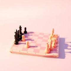 Pink Chess Game