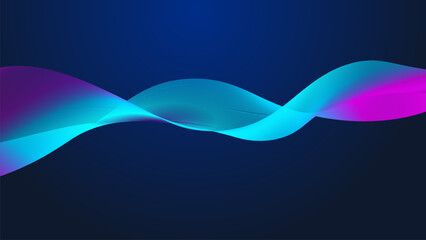 Colorful Wave Gradient Background 