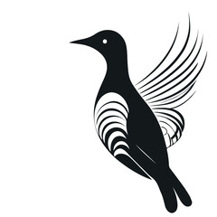 vector illustration of a bird