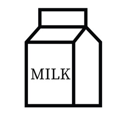 milk carton box cardboard milk carton  minimalist design clean lines crisp contrast