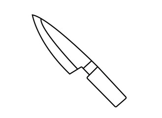 knife isolated on white background